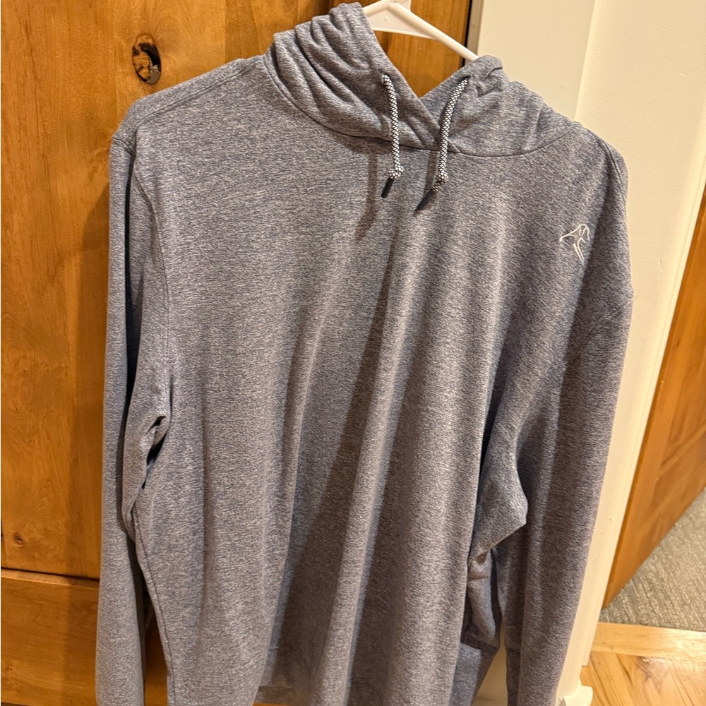 Rhoback Heather Steel Hesi Performance Hoodie